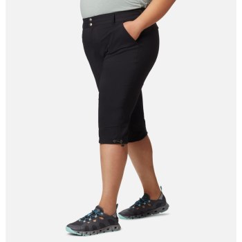 Dámské Kalhoty Columbia Saturday Trail II Knee Pant Plus Sizes Černé RMCPQA829